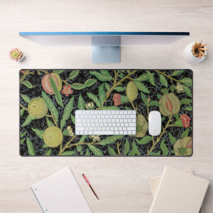 William Morris Donkere Granaatappel Fruit Patroon Bureaumat
