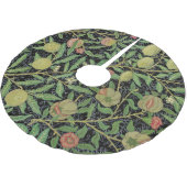 William Morris Donkere Granaatappel Fruit Patroon Kerstboom Rok (Gekanteld)