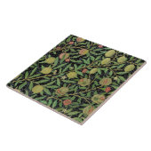 William Morris Donkere Granaatappel Fruit Patroon Tegeltje (Zijkant)