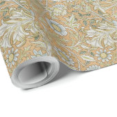 William Morris Double Bough bloemenpatroon Cadeaupapier (Rol Hoek)