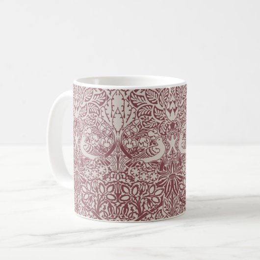 William Morris' Dove en Roos Coffee Mok (Voorkant links)