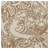 William Morris' Dove en Roos, Mellow Brown Stof (Close Up)