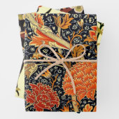 William Morris drie  patronen Inpakpapier Vel (In situ)