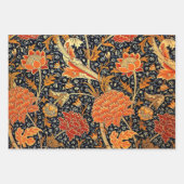 William Morris drie patronen Verpakking Inpakpapier Vel (Voorkant)