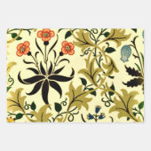 William Morris drie  patronen Verpakking Inpakpapier Vel (Voorkant 2)