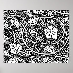 William Morris Druivenpatroon Behang Poster