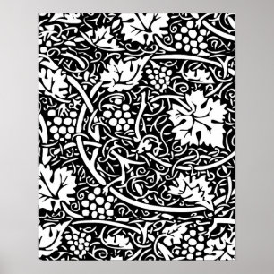 William Morris Druivenpatroon Behang Poster