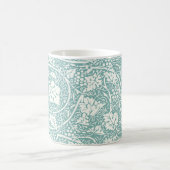 William Morris Druivenpatroon Teal Turquoise Koffiemok (Center)