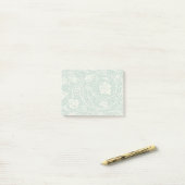William Morris Druivenpatroon Teal Turquoise Post-it® Notes (Op bureau)