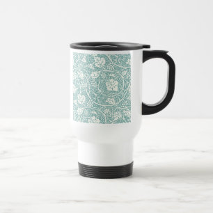 William Morris Druivenpatroon Teal Turquoise Reisbeker