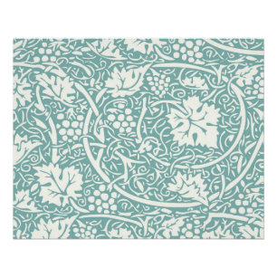 William Morris Druivenpatroon Turkoois Turquoise Poster