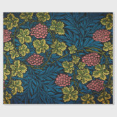 William Morris DRUIVENWIJN BLAUW Wrapping Paper Cadeaupapier (Vlak)