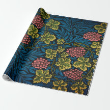 William Morris DRUIVENWIJN BLAUW Wrapping Paper