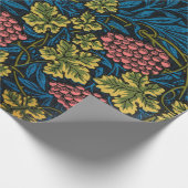 William Morris DRUIVENWIJN BLAUW Wrapping Paper Cadeaupapier (Hoek)