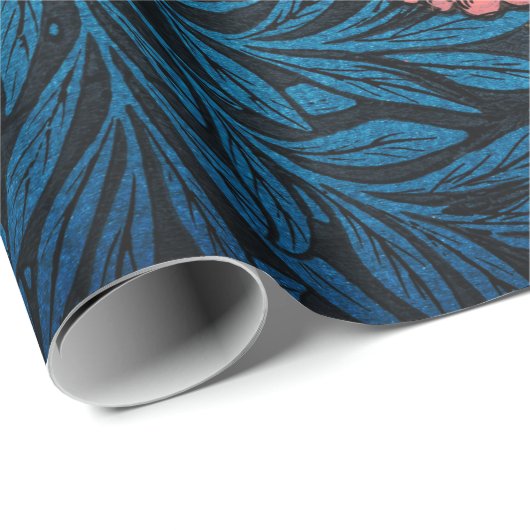 William Morris DRUIVENWIJN BLAUW Wrapping Paper Cadeaupapier (Rol Hoek)