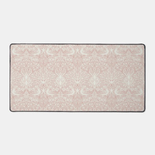 William Morris' duif en Roos, Blush Pink Desk Mat