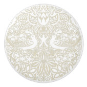 William Morris' duif en Roos keramische knop (Voorkant)