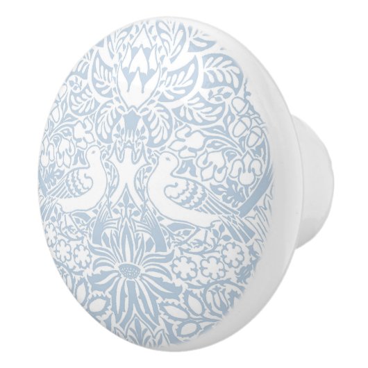 William Morris' duif en Roos keramische knop (Rechts)