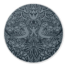 William Morris' duif en Roos keramische knop