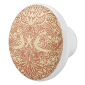 William Morris' duif en Roos keramische knop (Rechts)