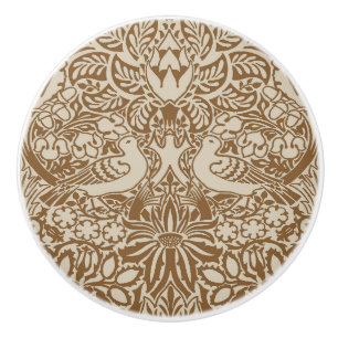 William Morris' duif en Roos keramische knop