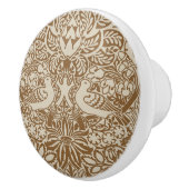 William Morris' duif en Roos keramische knop (Rechts)