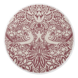 William Morris' duif en Roos keramische knop