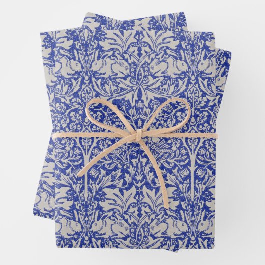 William Morris, Duif & Konijn Inpakpapier Vel (In situ)