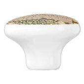 William Morris Dwellers bij Eyr Calligraphy Keramische Knop (Zijkant)