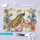 WILLIAM MORRIS, EEN PEACOCK, EEN FLORAL WEEFSELPAP TISSUEPAPIER (Craft)