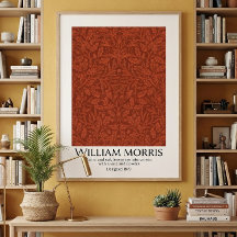 William Morris Eikel Oude Botanische Print