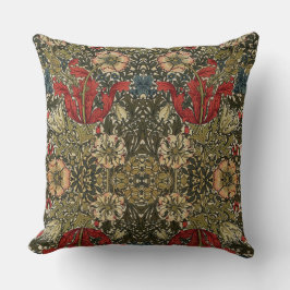 William Morris  Elegant Bloemenpatroon Kussen