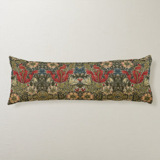 William Morris  Elegant Bloemenpatroon Lichaamskussen