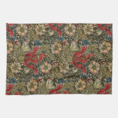 William Morris  Elegant Bloemenpatroon Theedoek (Horizontaal)
