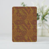 William Morris Elegant Geschenkbijlage Kaart (Staand voorkant)