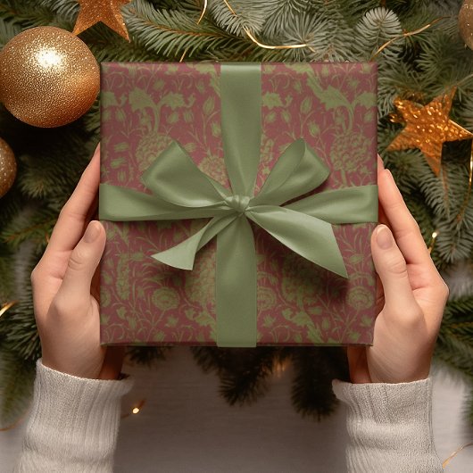William Morris Elegant Holiday Cadeaupapier