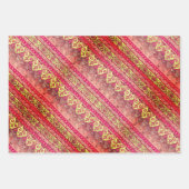 William Morris en Agra in het rood Inpakpapier Vel (Voorkant 3)