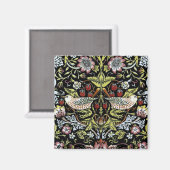 William Morris en bloemen 2 Magneet (Voorkant / Achterkant)