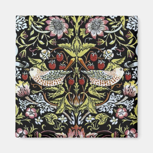 William Morris en bloemen 2 Magneet (Voorkant)