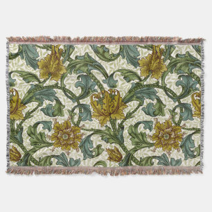 William Morris Enkele Steel Bloem Kunsttegel Deken