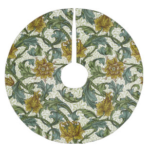 William Morris Enkelvoudig Stengel Bloemmotief Kerstboom Rok