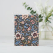 William Morris Evenlode Patroon: Vintage Stemming Briefkaart (Staand voorkant)