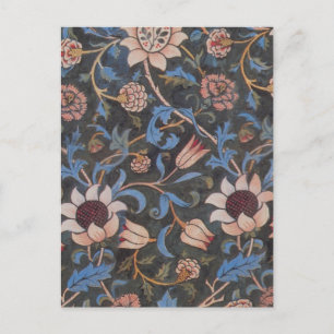William Morris Evenlode Patroon: Vintage Stemming Briefkaart