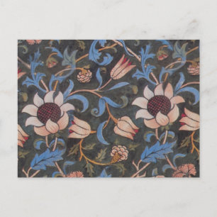 William Morris Evenlode Patroon: Vintage Stemming Briefkaart