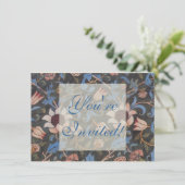 William Morris Evenlode Patroon: Vintage Stemming Kaart (Staand voorkant)