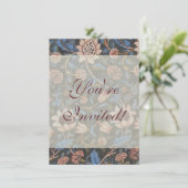 William Morris Evenlode Patroon: Vintage Stemming Kaart (Staand voorkant)