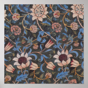 William Morris Evenlode Patroon: Vintage Stemming Poster