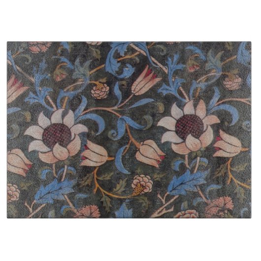 William Morris Evenlode Patroon: Vintage Stemming Snijplank (Voorkant)