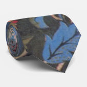 William Morris Evenlode Patroon: Vintage Stemming Stropdas (Opgerold)