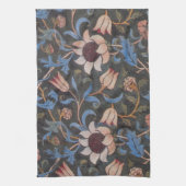 William Morris Evenlode Patroon: Vintage Stemming Theedoek (Verticaal)
